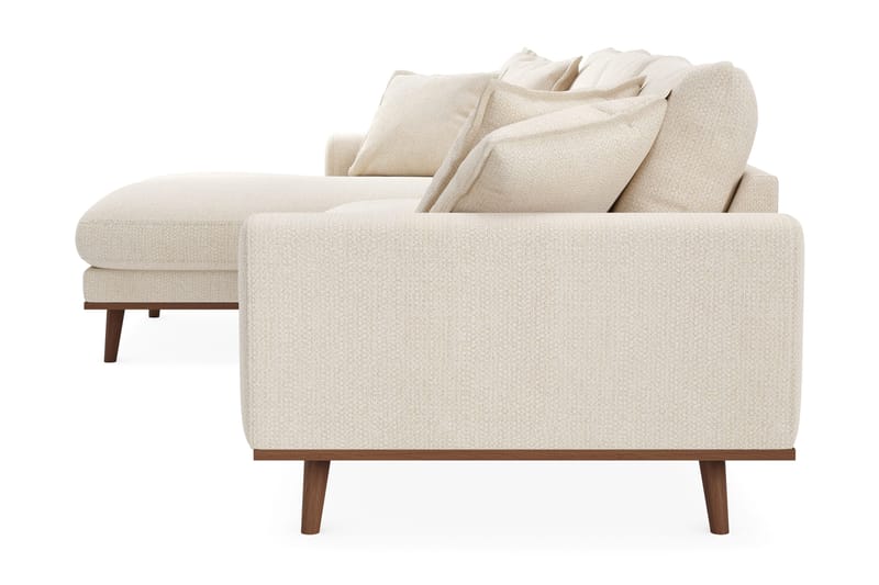 Copenhagen Premium 4-sits Vänstervänd L-formad Djup Divansoffa i Chenille - Ljusbeige - Products - Möbler - Soffa - Divansoffa & schäslongsoffa - 4 sits soffa med divan