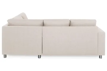 Crazy 3-sits Högervänd L-formad Schäslongsoffa i Tyg - Beige - Products - Möbler - Soffa - Divansoffa & schäslongsoffa - 2 sits soffa med divan