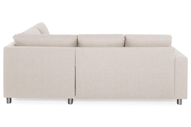 Crazy 3-sits Högervänd L-formad Schäslongsoffa i Tyg - Beige - Products - Möbler - Soffa - Divansoffa & schäslongsoffa - 2 sits soffa med divan
