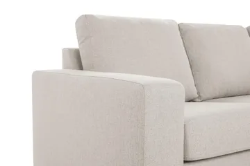 Crazy 3-sits Högervänd L-formad Schäslongsoffa i Tyg - Beige - Products - Möbler - Soffa - Divansoffa & schäslongsoffa - 2 sits soffa med divan