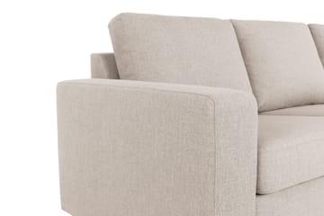Crazy 3-sits Högervänd L-formad Schäslongsoffa i Tyg - Beige - Products - Möbler - Soffa - Divansoffa & schäslongsoffa - 2 sits soffa med divan