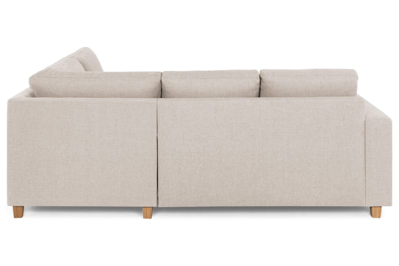 Crazy 3-sits Högervänd L-formad Schäslongsoffa i Tyg - Beige - Products - Möbler - Soffa - Divansoffa & schäslongsoffa - 2 sits soffa med divan