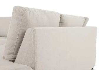 Crazy 3-sits Högervänd L-formad Schäslongsoffa i Tyg - Beige - Products - Möbler - Soffa - Divansoffa & schäslongsoffa - 2 sits soffa med divan