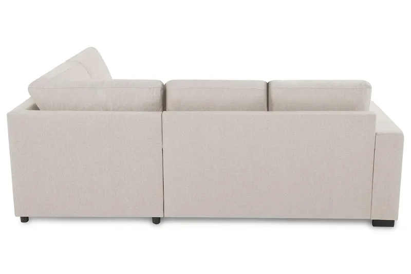 Crazy 3-sits Högervänd L-formad Schäslongsoffa i Tyg - Beige - Products - Möbler - Soffa - Divansoffa & schäslongsoffa - 2 sits soffa med divan