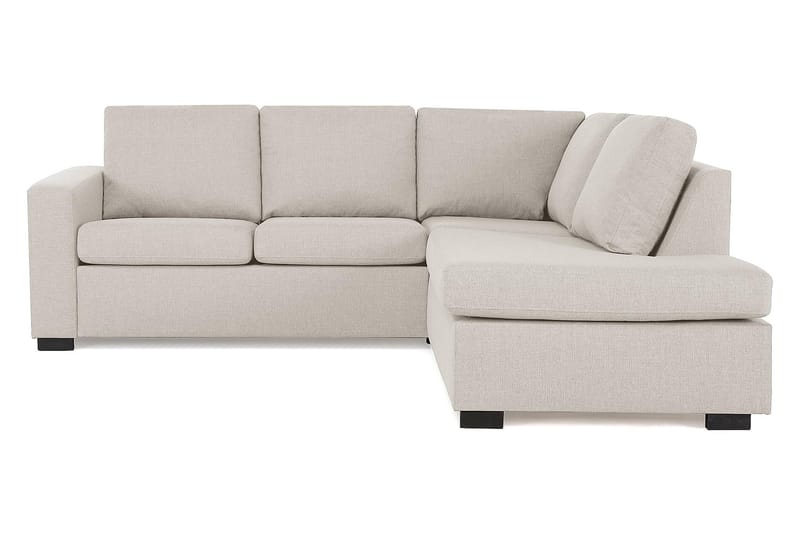 Crazy 3-sits Högervänd L-formad Schäslongsoffa i Tyg - Beige - Products - Möbler - Soffa - Divansoffa & schäslongsoffa - 2 sits soffa med divan