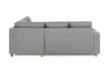Crazy 3-sits Högervänd L-formad Schäslongsoffa i Tyg - Grå - Products - Möbler - Soffa - Divansoffa & schäslongsoffa - 2 sits soffa med divan