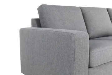 Crazy 3-sits Högervänd L-formad Schäslongsoffa i Tyg - Grå - Products - Möbler - Soffa - Divansoffa & schäslongsoffa - 2 sits soffa med divan