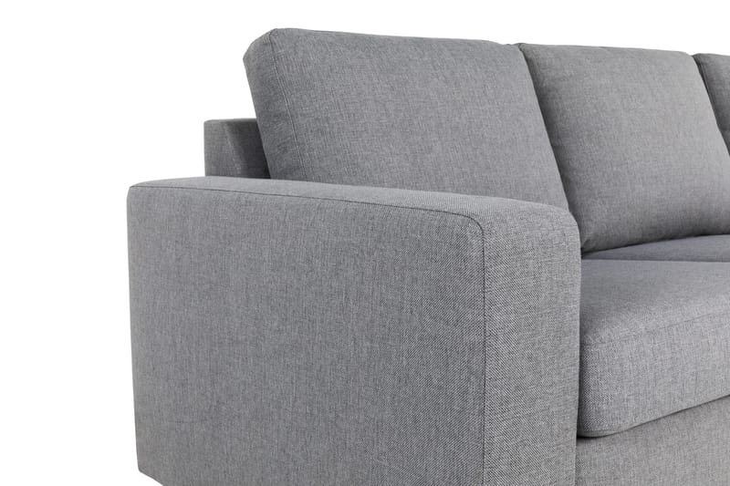 Crazy 3-sits Högervänd L-formad Schäslongsoffa i Tyg - Grå - Products - Möbler - Soffa - Divansoffa & schäslongsoffa - 2 sits soffa med divan