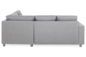Crazy 3-sits Högervänd L-formad Schäslongsoffa i Tyg - Grå - Products - Möbler - Soffa - Divansoffa & schäslongsoffa - 2 sits soffa med divan