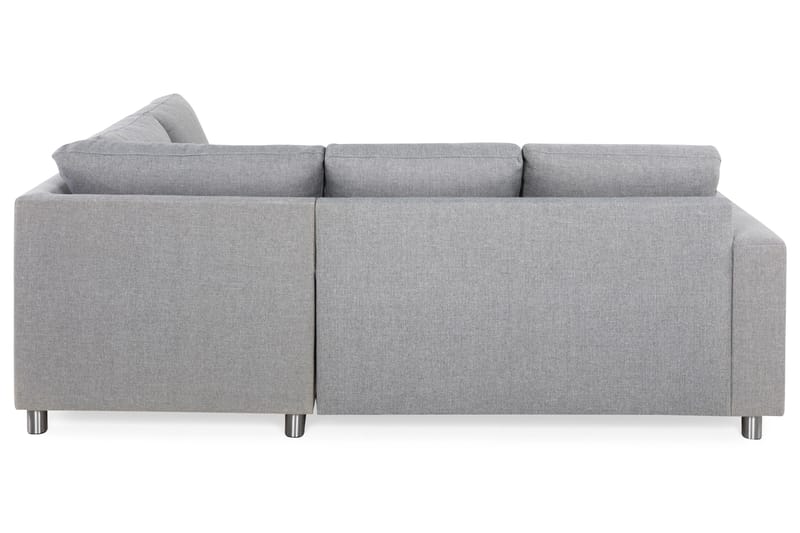 Crazy 3-sits Högervänd L-formad Schäslongsoffa i Tyg - Grå - Products - Möbler - Soffa - Divansoffa & schäslongsoffa - 2 sits soffa med divan