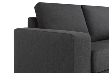 Crazy 3-sits Vändbar L-formad Divansoffa i Tyg - Antracit - Products - Möbler - Soffa - Divansoffa & schäslongsoffa - 3 sits soffa med divan