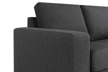 Crazy 3-sits Vändbar L-formad Divansoffa i Tyg - Antracit - Products - Möbler - Soffa - Divansoffa & schäslongsoffa - 3 sits soffa med divan