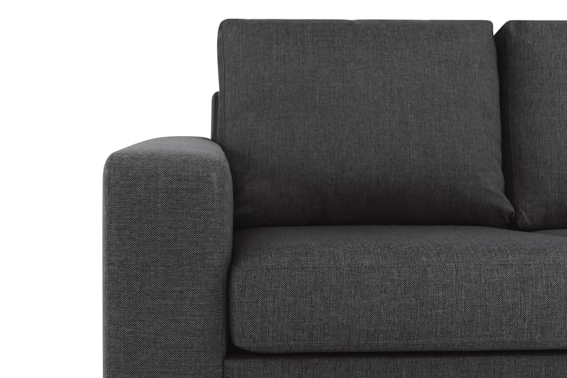 Crazy 3-sits Vändbar L-formad Divansoffa i Tyg - Antracit - Products - Möbler - Soffa - Divansoffa & schäslongsoffa - 3 sits soffa med divan