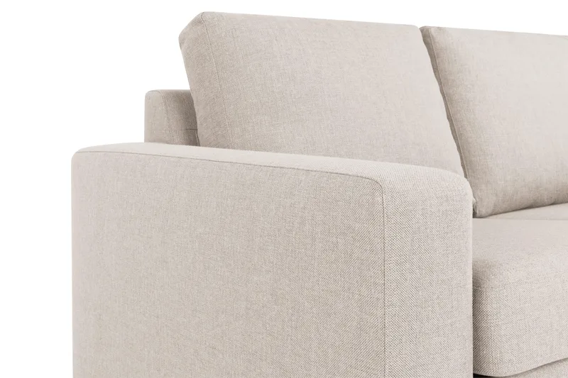Crazy 3-sits Vändbar L-formad Divansoffa i Tyg - Beige - Products - Möbler - Soffa - Divansoffa & schäslongsoffa - 3 sits soffa med divan