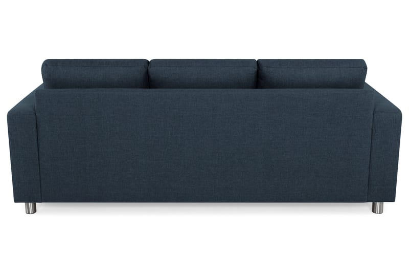 Crazy 3-sits Vändbar L-formad Divansoffa i Tyg - Blå - Products - Möbler - Soffa - Divansoffa & schäslongsoffa - 3 sits soffa med divan