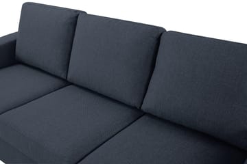 Crazy 3-sits Vändbar L-formad Divansoffa i Tyg - Blå - Products - Möbler - Soffa - Divansoffa & schäslongsoffa - 3 sits soffa med divan