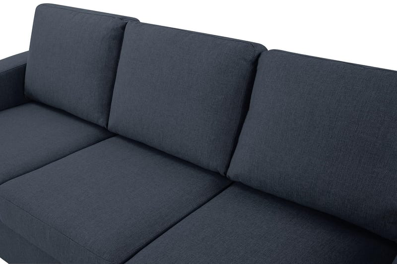 Crazy 3-sits Vändbar L-formad Divansoffa i Tyg - Blå - Products - Möbler - Soffa - Divansoffa & schäslongsoffa - 3 sits soffa med divan