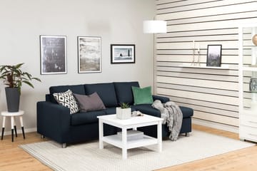 Crazy 3-sits Vändbar L-formad Divansoffa i Tyg - Blå - Products - Möbler - Soffa - Divansoffa & schäslongsoffa - 3 sits soffa med divan
