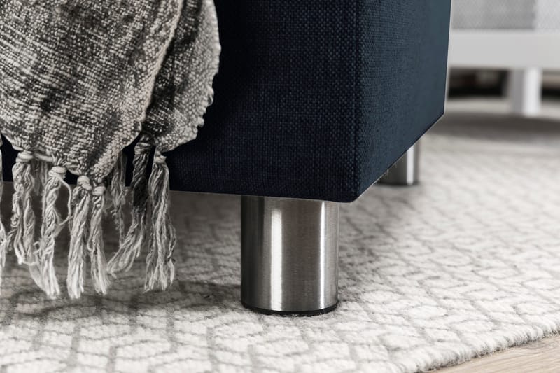 Crazy 3-sits Vändbar L-formad Divansoffa i Tyg - Blå - Products - Möbler - Soffa - Divansoffa & schäslongsoffa - 3 sits soffa med divan