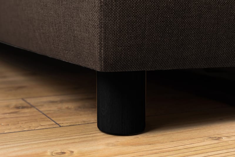 Crazy 3-sits Vändbar L-formad Divansoffa i Tyg - Brun - Products - Möbler - Soffa - Divansoffa & schäslongsoffa - 3 sits soffa med divan