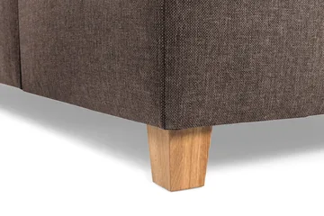 Crazy 3-sits Vändbar L-formad Divansoffa i Tyg - Brun - Products - Möbler - Soffa - Divansoffa & schäslongsoffa - 3 sits soffa med divan