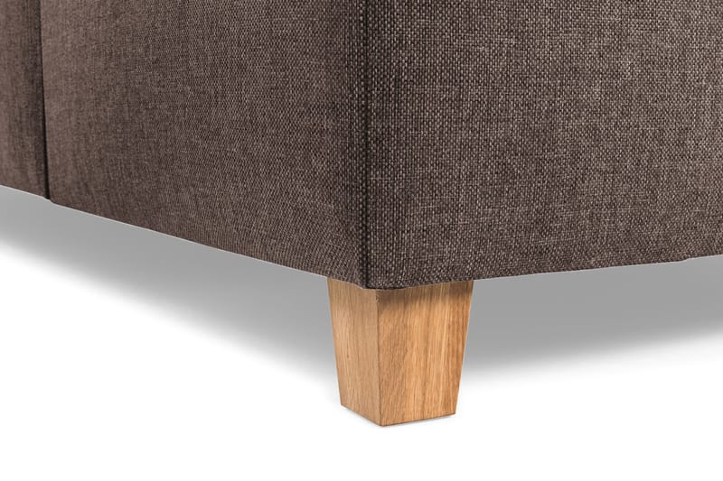 Crazy 3-sits Vändbar L-formad Divansoffa i Tyg - Brun - Products - Möbler - Soffa - Divansoffa & schäslongsoffa - 3 sits soffa med divan