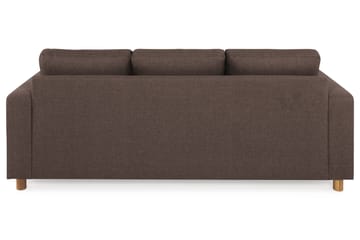 Crazy 3-sits Vändbar L-formad Divansoffa i Tyg - Brun - Products - Möbler - Soffa - Divansoffa & schäslongsoffa - 3 sits soffa med divan