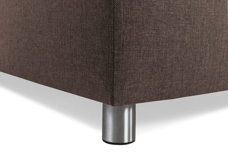 Crazy 3-sits Vändbar L-formad Divansoffa i Tyg - Brun - Products - Möbler - Soffa - Divansoffa & schäslongsoffa - 3 sits soffa med divan