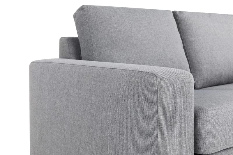 Crazy 3-sits Vändbar L-formad Divansoffa i Tyg - Grå - Products - Möbler - Soffa - Divansoffa & schäslongsoffa - 3 sits soffa med divan