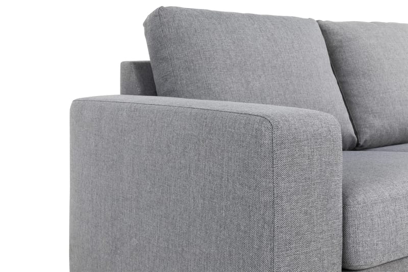 Crazy 3-sits Vändbar L-formad Divansoffa i Tyg - Grå - Products - Möbler - Soffa - Divansoffa & schäslongsoffa - 3 sits soffa med divan
