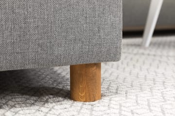 Crazy 3-sits Vändbar L-formad Divansoffa i Tyg - Grå - Products - Möbler - Soffa - Divansoffa & schäslongsoffa - 3 sits soffa med divan