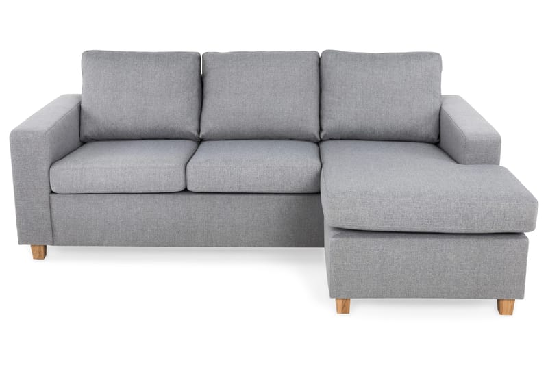 Crazy 3-sits Vändbar L-formad Divansoffa i Tyg - Grå - Products - Möbler - Soffa - Divansoffa & schäslongsoffa - 3 sits soffa med divan