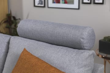 Crazy 3-sits Vändbar L-formad Divansoffa i Tyg - Grå - Products - Möbler - Soffa - Divansoffa & schäslongsoffa - 3 sits soffa med divan