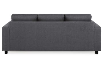 Crazy 3-sits Vändbar L-formad Divansoffa i Tyg - Mörkgrå - Products - Möbler - Soffa - Divansoffa & schäslongsoffa - 3 sits soffa med divan