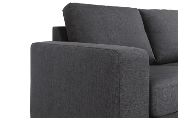Crazy 3-sits Vändbar L-formad Divansoffa i Tyg - Mörkgrå - Products - Möbler - Soffa - Divansoffa & schäslongsoffa - 3 sits soffa med divan