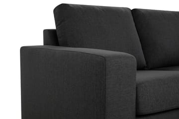 Crazy 3-sits Vändbar L-formad Divansoffa i Tyg - Mörkgrå - Products - Möbler - Soffa - Divansoffa & schäslongsoffa - 3 sits soffa med divan
