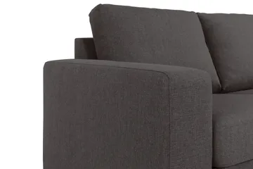 Crazy 3-sits Vändbar L-formad Divansoffa i Tyg - Mörkgrå - Products - Möbler - Soffa - Divansoffa & schäslongsoffa - 3 sits soffa med divan