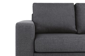Crazy 3-sits Vändbar L-formad Divansoffa i Tyg - Mörkgrå - Products - Möbler - Soffa - Divansoffa & schäslongsoffa - 3 sits soffa med divan