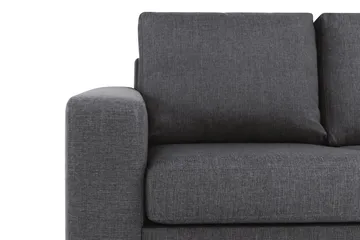 Crazy 3-sits Vändbar L-formad Divansoffa i Tyg - Mörkgrå - Products - Möbler - Soffa - Divansoffa & schäslongsoffa - 3 sits soffa med divan