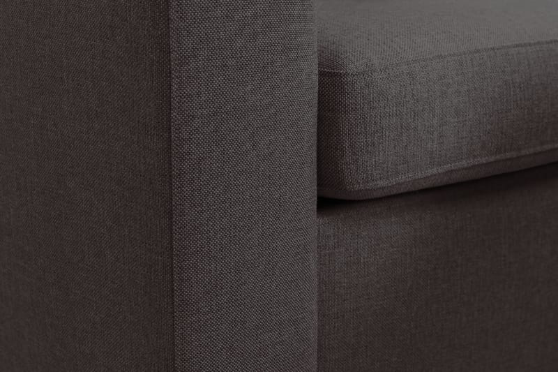 Crazy 3-sits Vändbar L-formad Divansoffa i Tyg - Mörkgrå - Products - Möbler - Soffa - Divansoffa & schäslongsoffa - 3 sits soffa med divan
