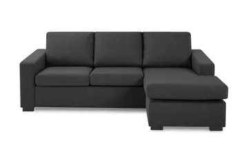 Crazy 3-sits Vändbar L-formad Divansoffa i Tyg