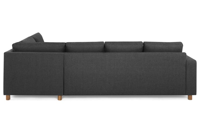 Crazy 4-sits Högervänd L-formad Schäslongsoffa i Tyg - Antracit - Products - Möbler - Soffa - Divansoffa & schäslongsoffa - 3 sits soffa med divan