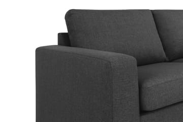 Crazy 4-sits Högervänd L-formad Schäslongsoffa i Tyg - Antracit - Products - Möbler - Soffa - Divansoffa & schäslongsoffa - 3 sits soffa med divan