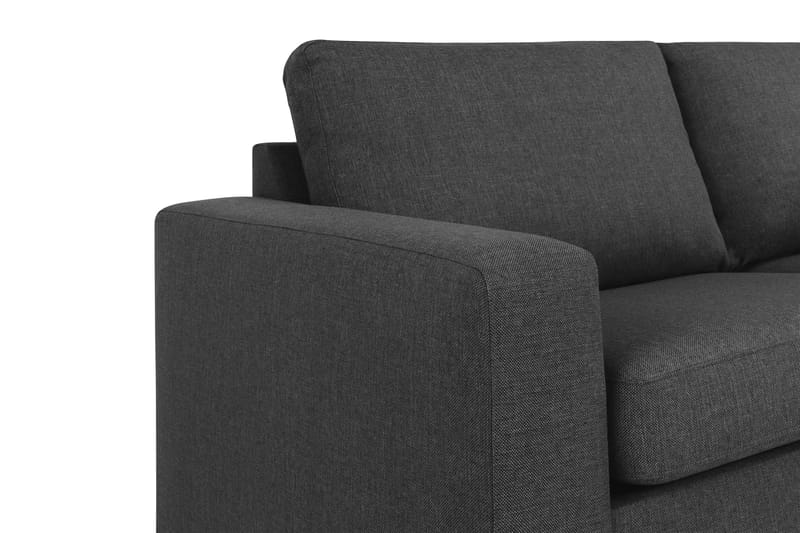 Crazy 4-sits Högervänd L-formad Schäslongsoffa i Tyg - Antracit - Products - Möbler - Soffa - Divansoffa & schäslongsoffa - 3 sits soffa med divan