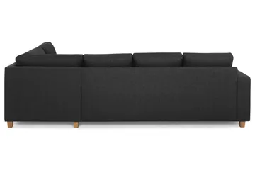Crazy 4-sits Högervänd L-formad Schäslongsoffa i Tyg - Antracit - Products - Möbler - Soffa - Divansoffa & schäslongsoffa - 3 sits soffa med divan