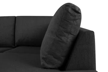 Crazy 4-sits Högervänd L-formad Schäslongsoffa i Tyg - Antracit - Products - Möbler - Soffa - Divansoffa & schäslongsoffa - 3 sits soffa med divan