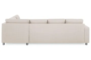 Crazy 4-sits Högervänd L-formad Schäslongsoffa i Tyg - Beige - Products - Möbler - Soffa - Divansoffa & schäslongsoffa - 3 sits soffa med divan