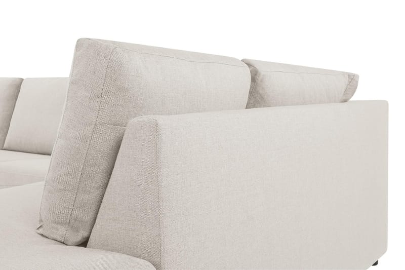 Crazy 4-sits Högervänd L-formad Schäslongsoffa i Tyg - Beige - Products - Möbler - Soffa - Divansoffa & schäslongsoffa - 3 sits soffa med divan