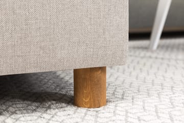 Crazy 4-sits Högervänd L-formad Schäslongsoffa i Tyg - Beige - Products - Möbler - Soffa - Divansoffa & schäslongsoffa - 3 sits soffa med divan