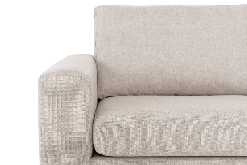 Crazy 4-sits Högervänd L-formad Schäslongsoffa i Tyg - Beige - Products - Möbler - Soffa - Divansoffa & schäslongsoffa - 3 sits soffa med divan